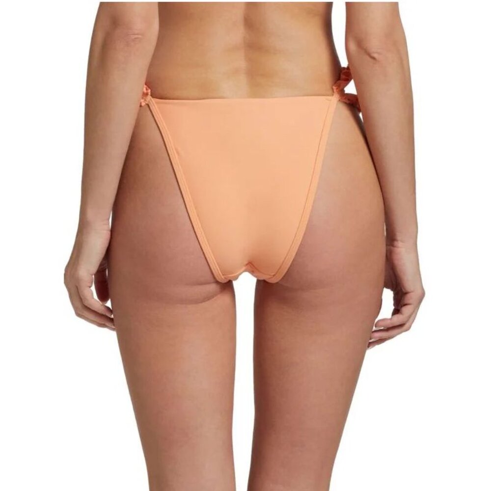 Andrea Iyamah Mulan Swim BIKINI BOTTOM Ruffled Size XL Apricot Peach Orange NEW - Picture 5 of 15